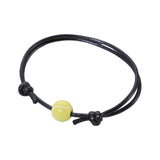 Maxbell Ball Charm Bracelet Adjustable Decorations Supplies for Sports Adults Tennis