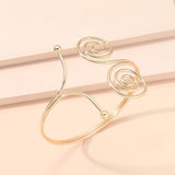 Maxbell Arm Upper Bangle Open Armband Fashion Armlets for Summer Party Jewelry Gifts