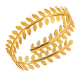 Maxbell Upper Arm Cuff Leaf Fashion Women Arm Bracelet for Graduation Wedding Beach