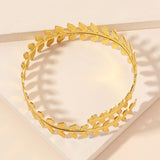 Maxbell Upper Arm Cuff Leaf Fashion Women Arm Bracelet for Graduation Wedding Beach