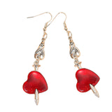 Maxbell Drop Dangle Earrings Retro Elegant for Ceremony Valentine'S Day Thanksgiving