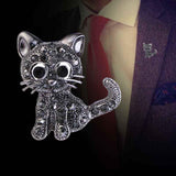 Maxbell Cat Brooch Pin Decoration Gift Animal Jewelry for Jacket Hat Backpacks