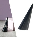 Maxbell rings Display Holder Cone Shape Modern for Offices Home Bedroom Countertops Black