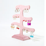 Maxbell Earrings Holder Stand Flannel for Shops Selling Retail Photography Props