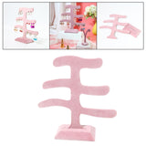 Maxbell Earrings Holder Stand Flannel for Shops Selling Retail Photography Props