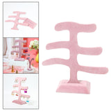 Maxbell Earrings Holder Stand Flannel for Shops Selling Retail Photography Props