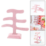 Maxbell Earrings Holder Stand Flannel for Shops Selling Retail Photography Props