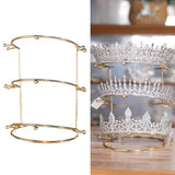 Maxbell Jewelry Organizer Rack Bridal Headdress Holder for Desktop Bangle Scrunchie