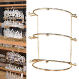 Maxbell Jewelry Organizer Rack Bridal Headdress Holder for Desktop Bangle Scrunchie