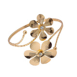 Maxbell Arm Bracelet Trendy Retro Arm Band for Graduation Wife Women Aureate