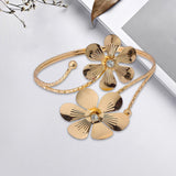 Maxbell Arm Bracelet Trendy Retro Arm Band for Graduation Wife Women Aureate