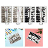 Maxbell Micro Screws Set Replacement Repair Tool Tiny for Watch Glasses Electronics Style A