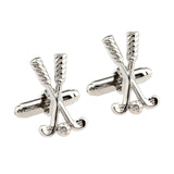 Maxbell 3D Golf Club shape Cufflinks Stylish Formal for Business Party Tuxedo