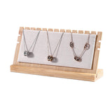 Maxbell Wooden Necklace Display Stand Disassemble Easel Holder for Chains Pendants