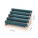 Maxbell Bracelet Holder Wristwatch Rack Freestanding Modern Durable Stable for Home Green