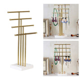 Maxbell 4 Layers Jewelry Organizer Ornament Shelf for Vanity Table Tabletop Rings