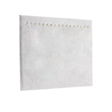 Maxbell 17 Hooks Necklace Display Stand Display Boards for Bracelets Anklets Selling grey velvet