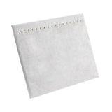 Maxbell 17 Hooks Necklace Display Stand Display Boards for Bracelets Anklets Selling grey velvet