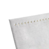 Maxbell 17 Hooks Necklace Display Stand Display Boards for Bracelets Anklets Selling grey velvet