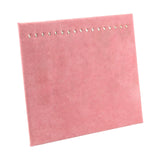 Maxbell 17 Hooks Necklace Display Stand Display Boards for Bracelets Anklets Selling Pink Velvet