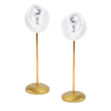 Maxbell Resin Ear Stud Holder Hanger Ear Model Durable for Home Salon Tabletop Left
