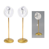 Maxbell Resin Ear Stud Holder Hanger Ear Model Durable for Home Salon Tabletop Left