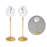 Maxbell Resin Ear Stud Holder Hanger Ear Model Durable for Home Salon Tabletop Left