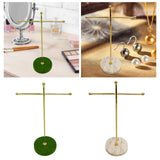 Maxbell Jewelry Display Holder Table Ornament with Base for Watches Home Decoration White