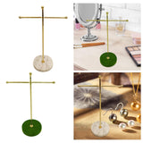 Maxbell Jewelry Display Holder Table Ornament with Base for Watches Home Decoration White