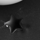 Maxbell Small Star Urn Necklace Memorial Pendant Urn Holder for Pet Perfume Husband Black