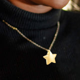 Maxbell Small Star Urn Necklace Memorial Pendant Urn Holder for Pet Perfume Husband Aureate