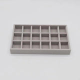 Maxbell Jewelry Earring Organizer Display Tray Grey Size 21x12.3x2.5cm Style A