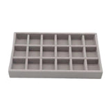 Maxbell Jewelry Earring Organizer Display Tray Grey Size 21x12.3x2.5cm Style A