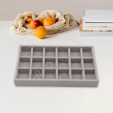 Maxbell Jewelry Earring Organizer Display Tray Grey Size 21x12.3x2.5cm Style A