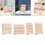 Maxbell Earring Display Stand with Base Portable Card Display Stand Holder 2 layers