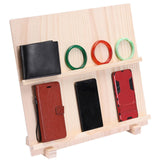 Maxbell Earring Display Stand with Base Portable Card Display Stand Holder 2 layers