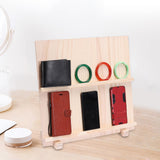 Maxbell Earring Display Stand with Base Portable Card Display Stand Holder 2 layers