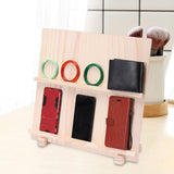 Maxbell Earring Display Stand with Base Portable Card Display Stand Holder 2 layers