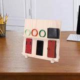 Maxbell Earring Display Stand with Base Portable Card Display Stand Holder 2 layers