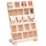 Maxbell Earring Display Stand with Base Portable Card Display Stand Holder 5 layers