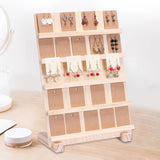 Maxbell Earring Display Stand with Base Portable Card Display Stand Holder 5 layers
