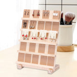 Maxbell Earring Display Stand with Base Portable Card Display Stand Holder 5 layers