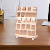 Maxbell Earring Display Stand with Base Portable Card Display Stand Holder 5 layers