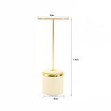 Maxbell Jewelry Display Stand with Base Hanging Necklace Holder for Home Decoration Beige