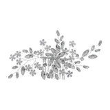 Maxbell Rhinestone Bridal Hair Comb Hair Accessories for Bridesmaids Wedding Girls Argent