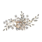Maxbell Rhinestone Bridal Hair Comb Hair Accessories for Bridesmaids Wedding Girls Aureate