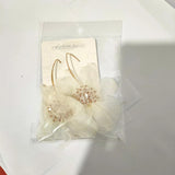 Maxbell Large Flowers Dangle Tassel Jewelry Stylish for Wedding Banquet Graduation