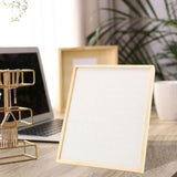 Maxbell Wooden rings Holder Display Stand Jewelry Box Inserts Foldable Freestanding White