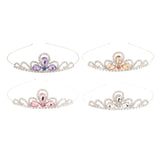 Maxbell Hairband Tiaras Headdress Decorative Accessories Gift for Girls Fairy Prom Violet