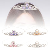 Maxbell Hairband Tiaras Headdress Decorative Accessories Gift for Girls Fairy Prom Violet